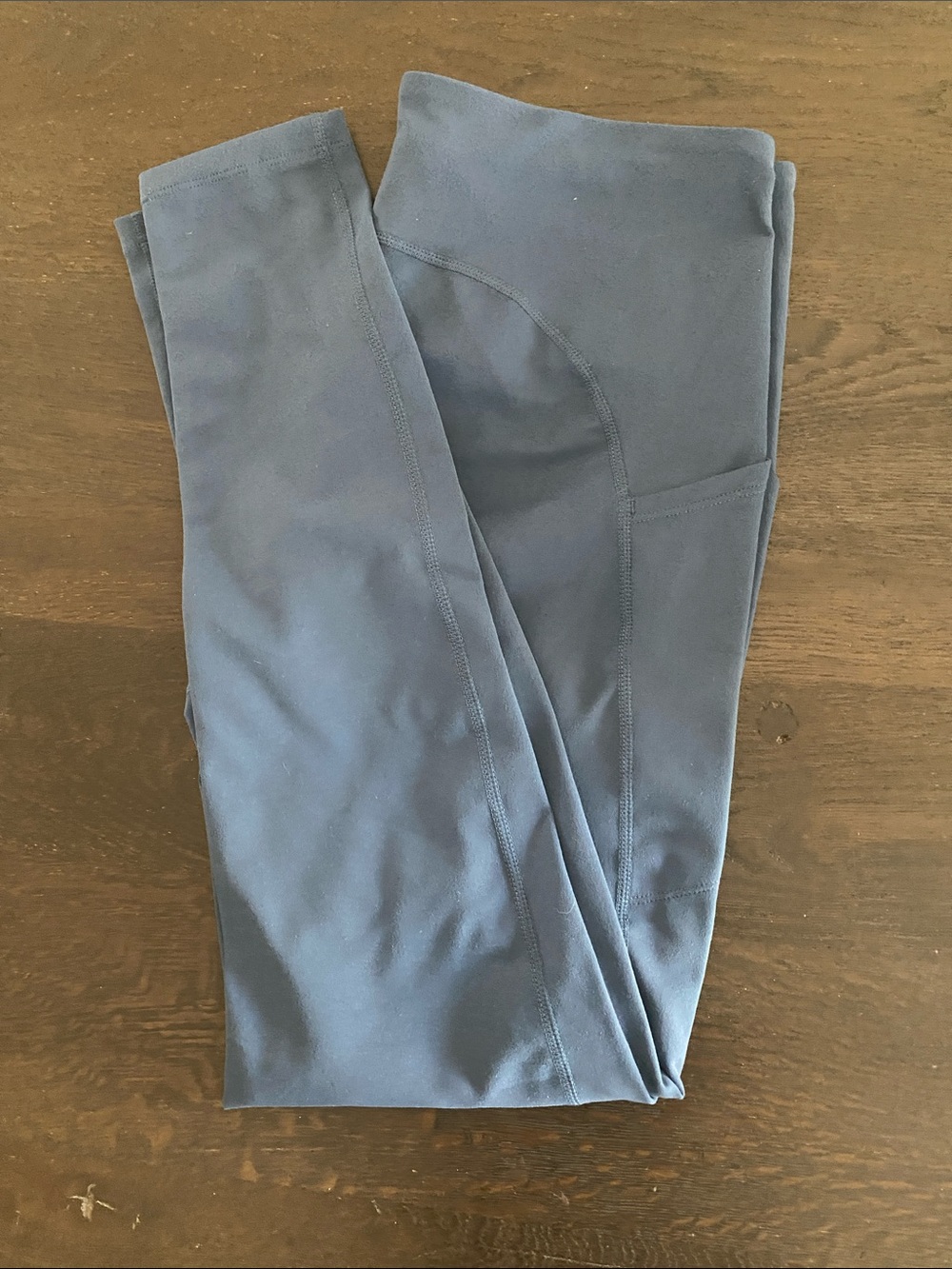 Zella Blue Leggings with Side Pocket